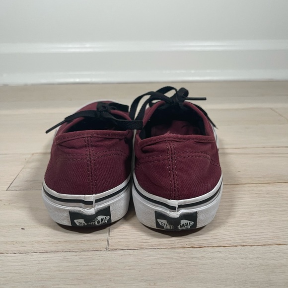 Unisex maroon vans womens size 6.5 mens size 5 like new condition - Picture 4 of 7